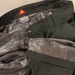 Columbia Men's Dark Grey Insulated Snow Pants (40x30)